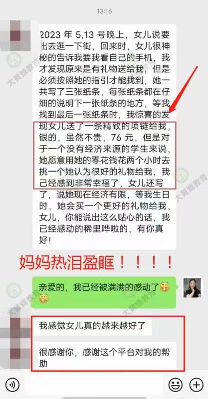 想把妈妈送到疯人院的孩子，在大黄蜂老师引导下成功改变