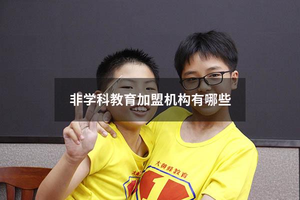 非学科教育加盟机构有哪些（英语教育机构排名）