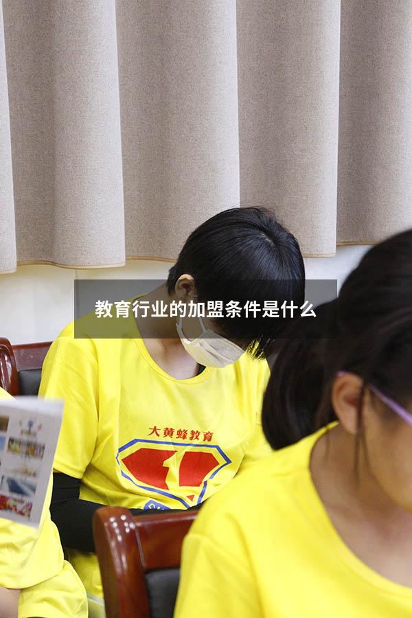 教育行业的加盟条件是什么（教育加盟到底加盟的什么？）