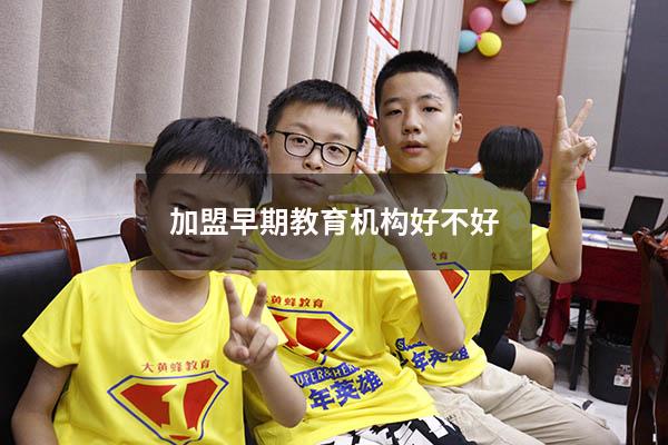加盟早期教育机构好不好（早教机构怎么加盟）