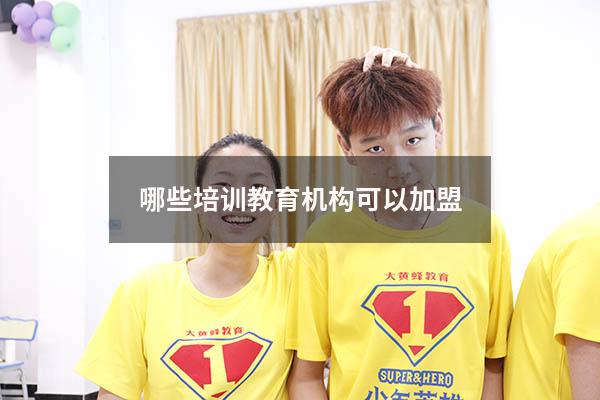 哪些培训教育机构可以加盟（十大教育培训机构排名）